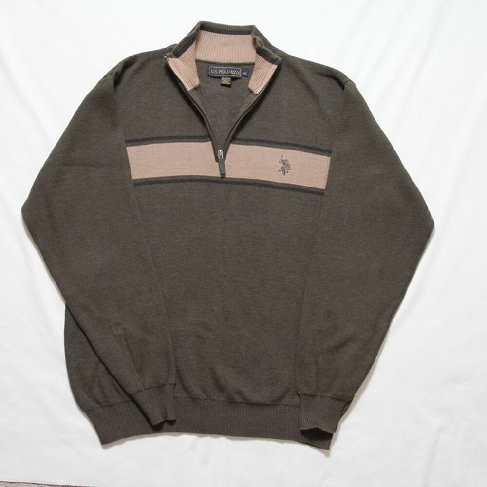 U.S. Polo Assn. Men's Quarter Zip Sweater